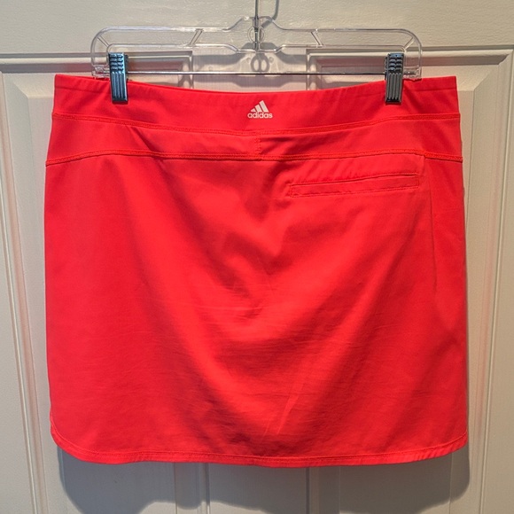 Adidas Fiery Red Sports Skirt - Picture 2 of 7
